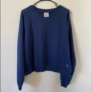 blue champion crew neck